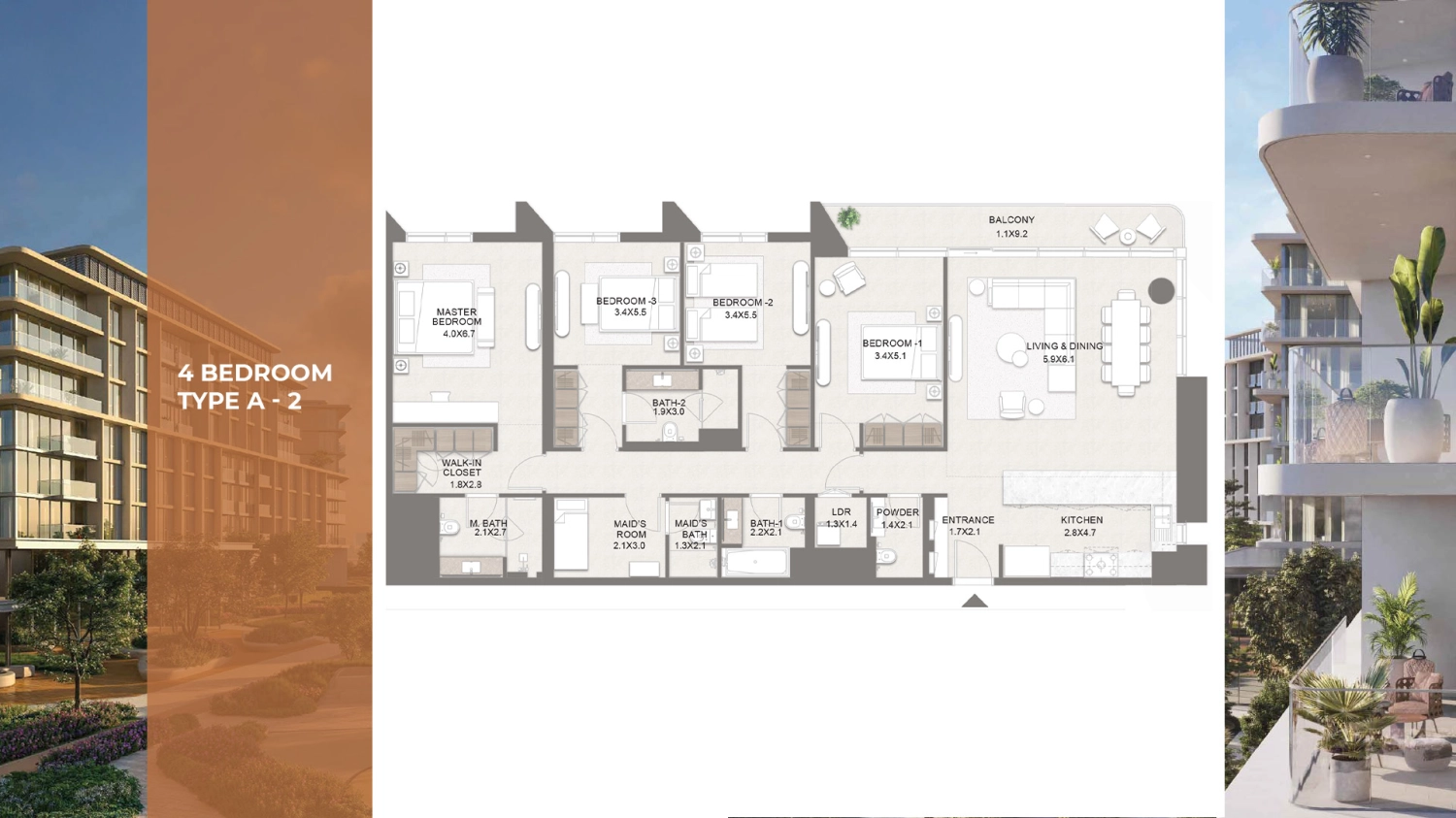 4 BR - Type A